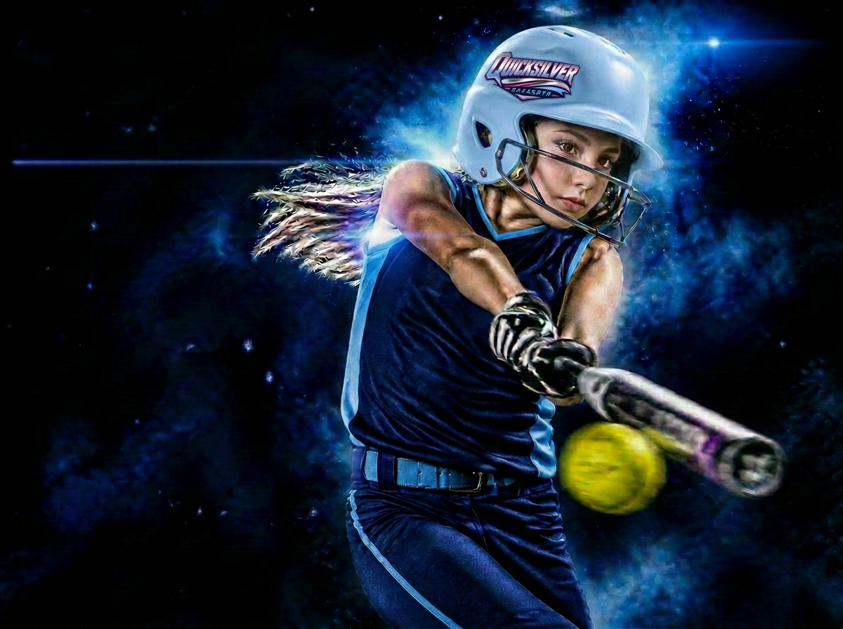 Quicksilver batter mid-swing